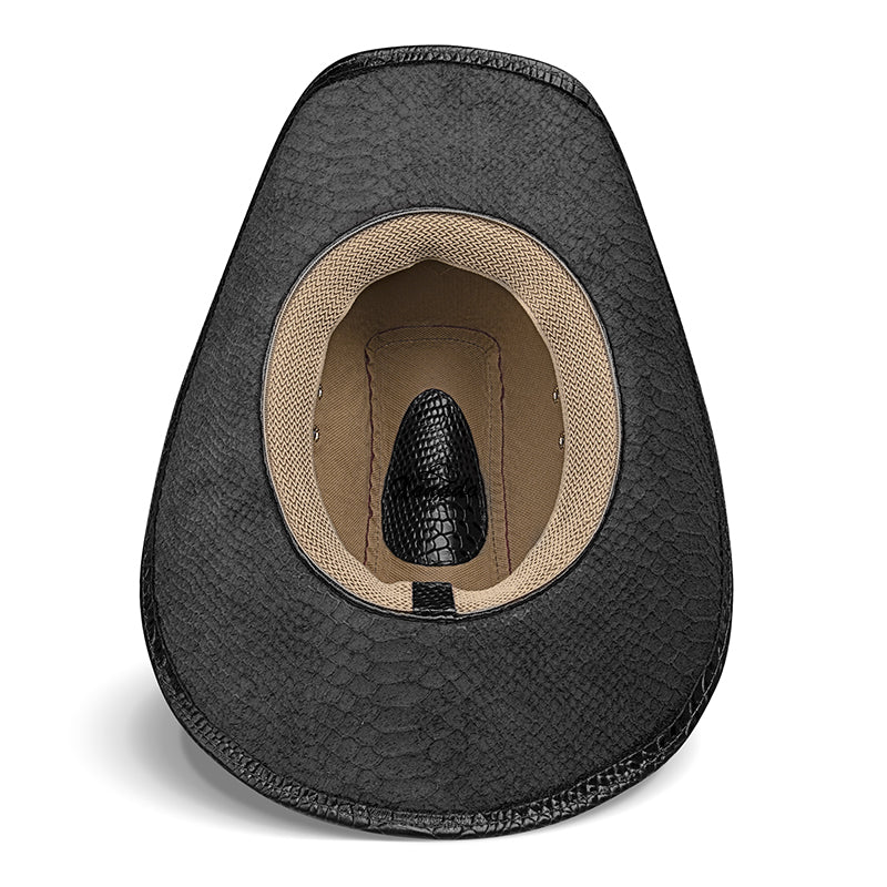 Chapéu Country Americano Preto Cobra Star