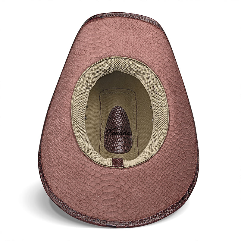 Chapéu Country Americano Marrom Cobra Star