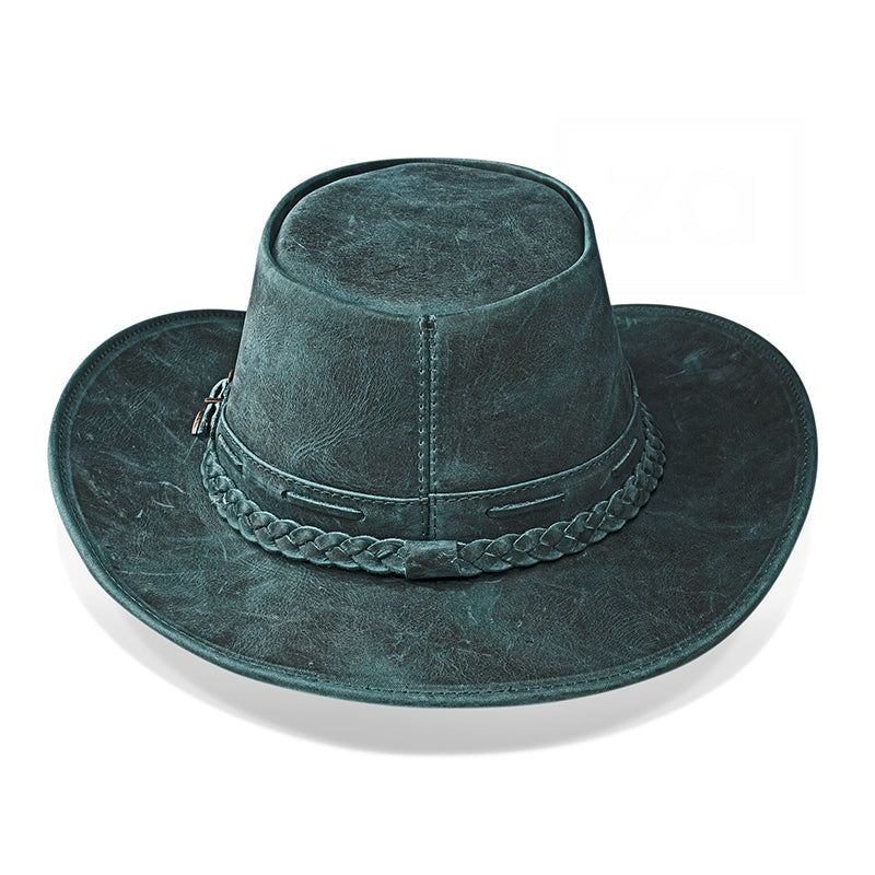 Chapéu Country Australiano Azul Rústico Outlander