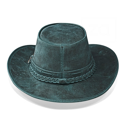 Chapéu Country Australiano Azul Rústico Outlander