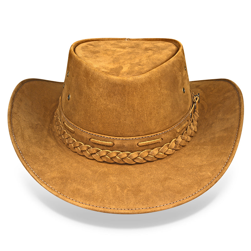 Chapéu Country Australiano Bege Nobuck Outlander