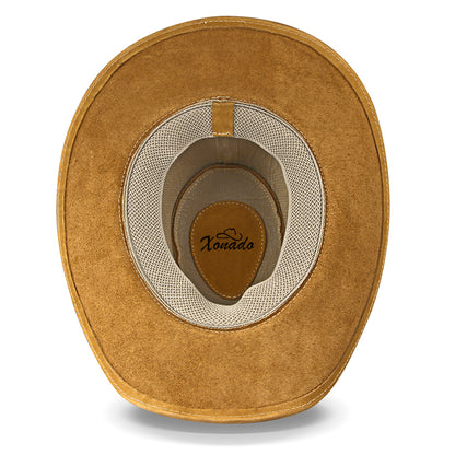 Chapéu Country Australiano Bege Nobuck Outlander