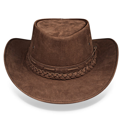 Chapéu Country Australiano Marrom Nobuck Outlander