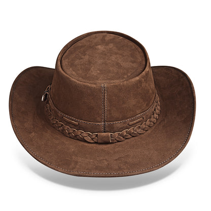 Chapéu Country Australiano Marrom Nobuck Outlander