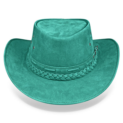 Chapéu Country Australiano Turquesa Nobuck Outlander